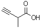 结构式 CAS# 98021-58-0, 2-甲基-3-丁炔酸