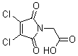 3,4-Dichloro-2,5-dihydro-2,5-dioxo-1H-pyrrole-1-acetic acid molecular structure (CAS 98130-71-3)