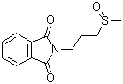 结构式 CAS# 98184-57-7, 2-[3-(甲基亚磺酰基)丙基]-1H-异吲哚-1,3(2H)-二酮