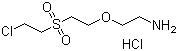 2-[2-(2-Chloroethyl)sulfonyl]ethoxyethanamine hydrochloride molecular structure (CAS 98231-71-1)