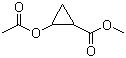 2-(Acetyloxy)cyclopropanecarboxylic acid methyl ester molecular structure (CAS 98272-73-2)
