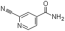 structure of CAS# 98273-47-3, 2-Cyano-4-pyridinecarboxamide;2-Cyanoisonicotinamide