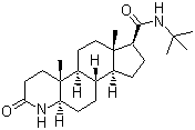 structure of CAS# 98319-24-5, Dihydroproscar;3-Oxo-4-aza-5a-androstane-17b-(N-tert-butylcarboxamide)
