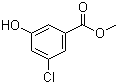 structure of CAS# 98406-04-3, Methyl 3-chloro-5-hydroxybenzoate;3-Chloro-5-hydroxybenzoic acid methyl ester