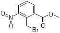 Methyl 2-bromomethyl-3-nitrobenzoate molecular structure (CAS 98475-07-1)