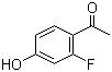 2'-氟-4'-羟基苯乙酮分子结构 (CAS 98619-07-9)