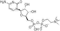 结构式 CAS# 987-78-0, 胞二磷胆碱
