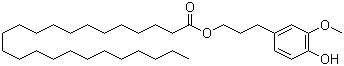 结构式 CAS# 98770-70-8, 二十四烷酸 3-(4-羟基-3-甲氧基苯基)丙酯
