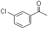 structure of CAS# 99-02-5, 3'-Chloroacetophenone;m-Chloroacetophenone; 1-(3-Chlorophenyl)ethanone