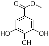 结构式 CAS# 99-24-1, 没食子酸甲酯; 3,4,5-三羟基苯甲酸甲酯