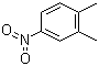 结构式 CAS# 99-51-4, 4-硝基邻二甲苯; 1,2-二甲基-4-硝基苯; 4-硝基-1,2-二甲苯; 3,4-二甲基硝基苯