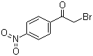 2-Bromo-4'-nitroacetophenone molecular structure (CAS 99-81-0)