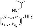 结构式 CAS# 99010-09-0, 3-氨基-4-(2-甲基丙胺基)喹啉