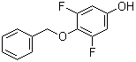 structure of CAS# 99045-19-9, 4-Benzyloxy-3,5-difluorophenol;3,5-Difluoro-4-(phenylmethoxy)phenol