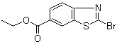 structure of CAS# 99073-88-8, Ethyl 2-Bromobenzothiazole-6-carboxylate;2-Bromo-1,3-benzothiazole-6-carboxylic acid ethyl ester; 2-Bromobenzothiazole-6-carboxylic acid ethyl ester; Ethyl 2-bromobenzo[d]thiazole-6-carboxylate