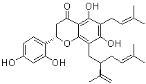 Kushenol B molecular structure (CAS 99217-64-8)