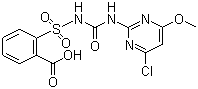 Chlorimuron molecular structure (CAS 99283-00-8)