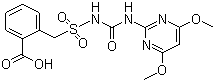 Bensulfuron molecular structure (CAS 99283-01-9)