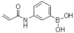 结构式 CAS# 99349-68-5, 3-丙烯酰胺基苯硼酸