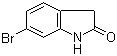 结构式 CAS# 99365-40-9, 6-溴-1,3-二氢-2H-吲哚-2-酮