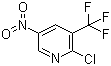 structure of CAS# 99368-67-9, 2-Chloro-3-trifluoromethyl-5-nitropyridine;2-Chloro-5-nitro-3-(trifluoromethyl)pyridine