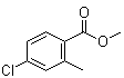 结构式 CAS# 99585-12-3, 4-氯-2-甲基苯甲酸甲酯