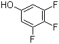 结构式 CAS# 99627-05-1, 3,4,5-三氟苯酚