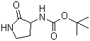3-Boc-Aminopyrrolidin-2-one molecular structure (CAS 99780-97-9)