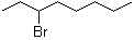 structure of CAS# 999-64-4, 3-Bromooctane;3-Octyl bromide