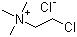 structure of CAS# 999-81-5, Chlormequat chloride;(2-Chloroethyl)trimethylammonium chloride