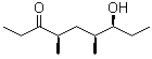 (4R,6S,7S)-rel-7-Hydroxy-4,6-dimethyl-3-nonanone molecular structure (CAS 99945-27-4)