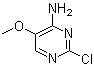 2-Chloro-5-methoxy-4-pyrimidinamine molecular structure (CAS 99979-77-8)