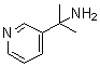 structure of CAS# 99980-40-2, alpha,alpha-Dimethyl-3-pyridinemethanamine;2-(Pyridin-3-yl)propan-2-amine; [1-Methyl-1-(pyridin-3-yl)ethyl]amine